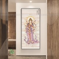 TRANH Phật Bồ Tát 8 Mẫu  (clip) Tranh Canvas thờ cúng trang trí tân gia quà tặng shop nhà hàng