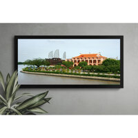 TRANH PHONG CẢNH BẾN NHÀ RỒNG, TRANH CANVAS TREO TƯỜNG , TRANH PHÒNG KHÁCH,PHÒNG NGỦ PHONG CÁCH HIỆN ĐẠI ,PVP-PC02 - 30x60