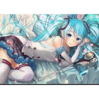Tranh Poster Decal dán tường anime Vocaloid Hatsune MIKU Áp Phích  trang trí nhà cửa, decor phòng giá rẻ
