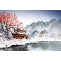 Tranh Poster Decal Dán Tường Phong Cảnh Nghệ Thuật Trang Trí Nhà Cửa, Decor Phòng Giá Rẻ