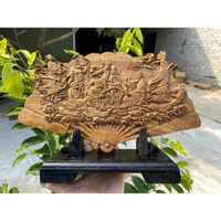 Tranh quạt trầm bát tiên