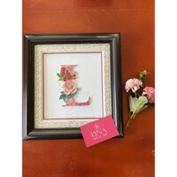 Tranh quilling chữ L- giấy 3mm
