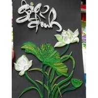 TRANH QUILLING SEN