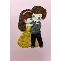 tranh quilling size a3 a4 luôn khung