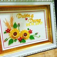 Tranh quilling theo tên