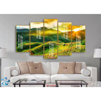 Tranh Ruộng Bậc Thang, Tranh Phong Cảnh Núi Rừng, Tranh Canvas, Tranh Tráng Gương