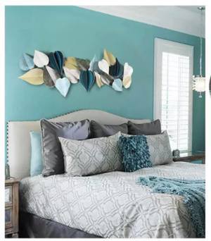 Tranh sắt KM2551 - Tán lá nghệ thuật