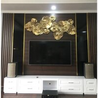 Tranh sắt Treo Tường hoạ tiết Mai Vàng-180X80cm-vật trang trí tường đẹp- Qùa Tặng Ý Nghĩa-giá rẻ-BH 5 Năm