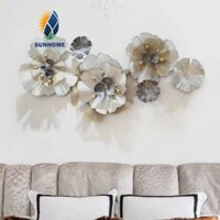 Tranh Sắt Treo Tường Nghệ Thuật, Tranh Decor Trang Trí Hoa Mai Trắng Sunhome ( HÀNG CAO CẤP)
