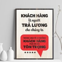 Tranh Slogan Treo Tường  trang trí phòng họp -Goc_Nha_Go