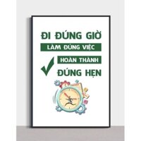 Tranh slogan treo tường văn phòng-Động lực làm việc,học tập