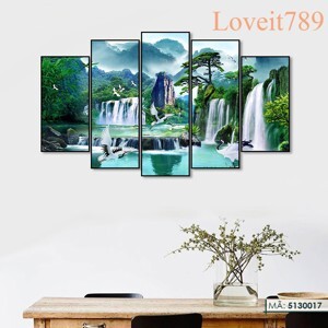 Tranh sơn mài khảm chúc thọ Ông M17