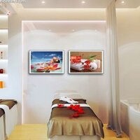 Tranh spa cô gái – tranh trang trí spa đẹp W1060