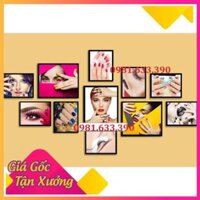 [TRANH SPA giá xưởng]BỘ 11 FOMEX: TRANH SPA, TRANH PHUN XĂM, NAIL- TẶNG KÈM BĂNG DÍNH