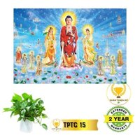 Tranh Tây Phương Thánh Chúng có khung_TPTCK2