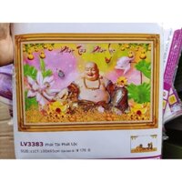 tranh thêu 3D Phật Di lặc lv3383