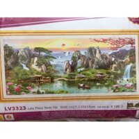 Tranh thêu 3d phong cảnh lv3323