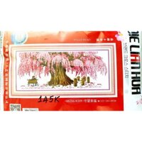 Tranh thêu CÂY TÌNH YÊU(chưa thêu)K309-109x49cm