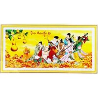 Tranh Thêu Chữ Thập 3D Bát Tiên Vượt Biển DV6669 (KHÁCH TỰ THÊU) KT:100X50CM