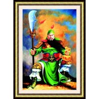 Tranh Thêu Chữ Thập 3D Quan Công 53450 (KHÁCH TỰ THÊU) KT:76X54CM