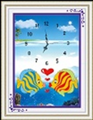 Tranh thêu chữ thập cá - DLH-YA996