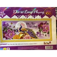 Tranh thêu chữ thập cao cấp Phu thê viên mãn Dream valley mẫu mới LP5097 ( 75 cm ngang x 34 cm) chưa thêu