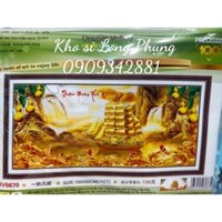 Tranh thêu chữ thập cao cấp Thuận buồm xuôi gió  Dream valley mẫu mới Dv6670  ( 100 cm ngang x 50 cm) chưa thêu