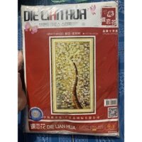 Tranh thêu chữ thập cây tài lộc