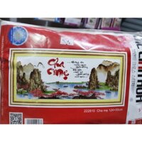 Tranh thêu chữ thập Cha Mẹ 222810