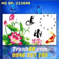 tranh thêu chữ thập Cha mẹ   DLH-222690