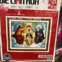 Tranh thêu chữ thập Chúa Jesu A1193