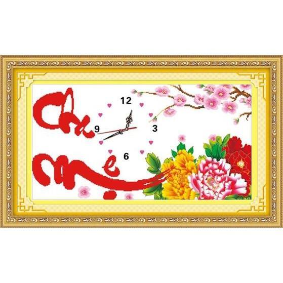 Tranh thêu chữ thập DLH-222783 - Cha mẹ