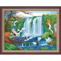 Tranh thêu chữ thập DLH-YF245 kích thước 83*65cm