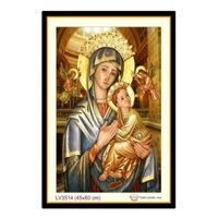 Tranh thêu chữ thập Đức Mẹ Maria LV3514