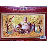 Tranh thêu chữ thập E184 - 100 x 55 cm -  tự thêu