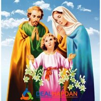 Tranh Thêu Chữ Thập Gia Đình Thánh Gia  YA757  Chưa Thêu