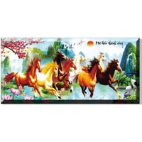 Tranh Thêu Chữ Thập Mã Đáo Thành Công - Ngựa Đạp Nước  223050  Chưa Thêu