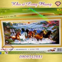 Tranh thêu Chữ thập Mã Đáo thành công DV6413(1m*50)chưa thêu