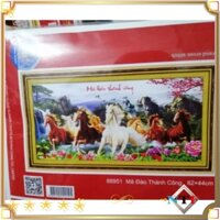 tranh thêu chữ thập ngựa Mã Đáo Thành Công 88951 (82 × 44 cm)