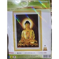 Tranh thêu Chữ thập Phật a di đà   Dream valley mẫu mới  DV6333 (40*55)chưa thêu