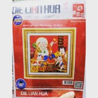 Tranh thêu chữ thập Phật Di Lạc 3D 88933