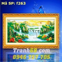 Tranh Thêu Chữ Thập TàI nguyên vô giá DLH-YF263