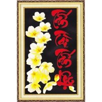 Tranh Thêu Chữ Thập Tấn Tài Tấn Lộc 222385 (khách tự thêu) kt:39x58cm