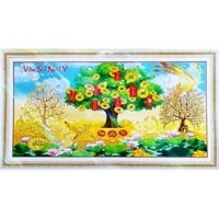 Tranh Thêu Chữ Thập Vạn Sự Như Ý DV6576 (KHÁCH TỰ THÊU) KT108X59CM