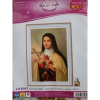 Tranh Thêu Đức Mẹ Maria LV3507 43x59 chưa thêu