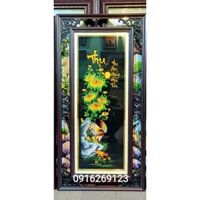 tranh thêu khung cổ