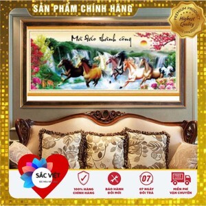 Tranh thêu mã đáo thành công - DLH-222848