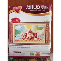 Tranh Thêu Phật Kim Ngọc Mãn Đường AL.53486 100x62 chưa thêu