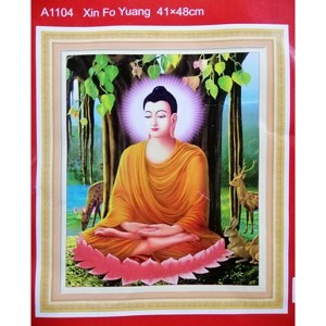 Tranh thêu phật thích ca DLH-A1104