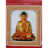 Tranh thêu Phật Tổ A479 kt 71x85cm